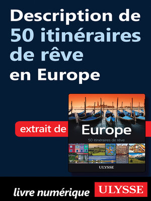 cover image of Description de 50 itinéraires de rêve en Europe